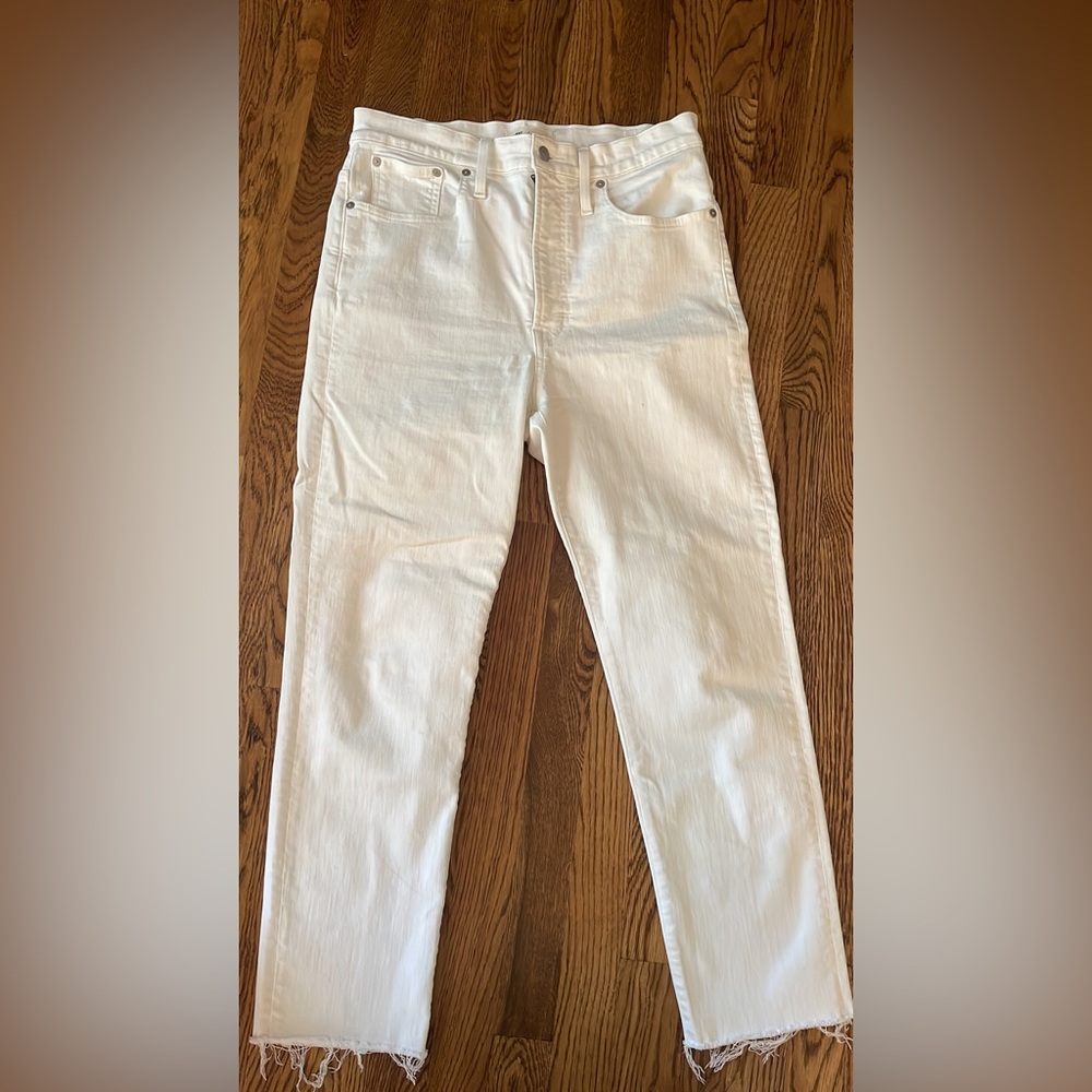 Madewell white jean- the perfect vintage